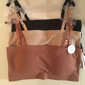 NWY Danskin convertible bralettes size medium, set of 3